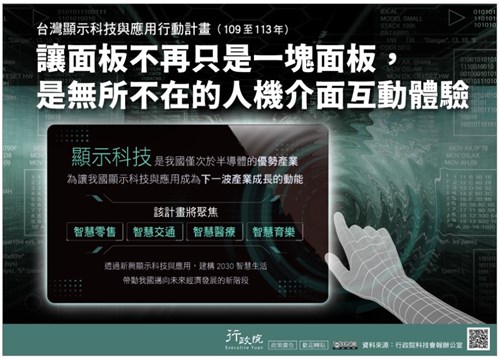 「台灣顯示科技與應用行動計畫」政策文宣