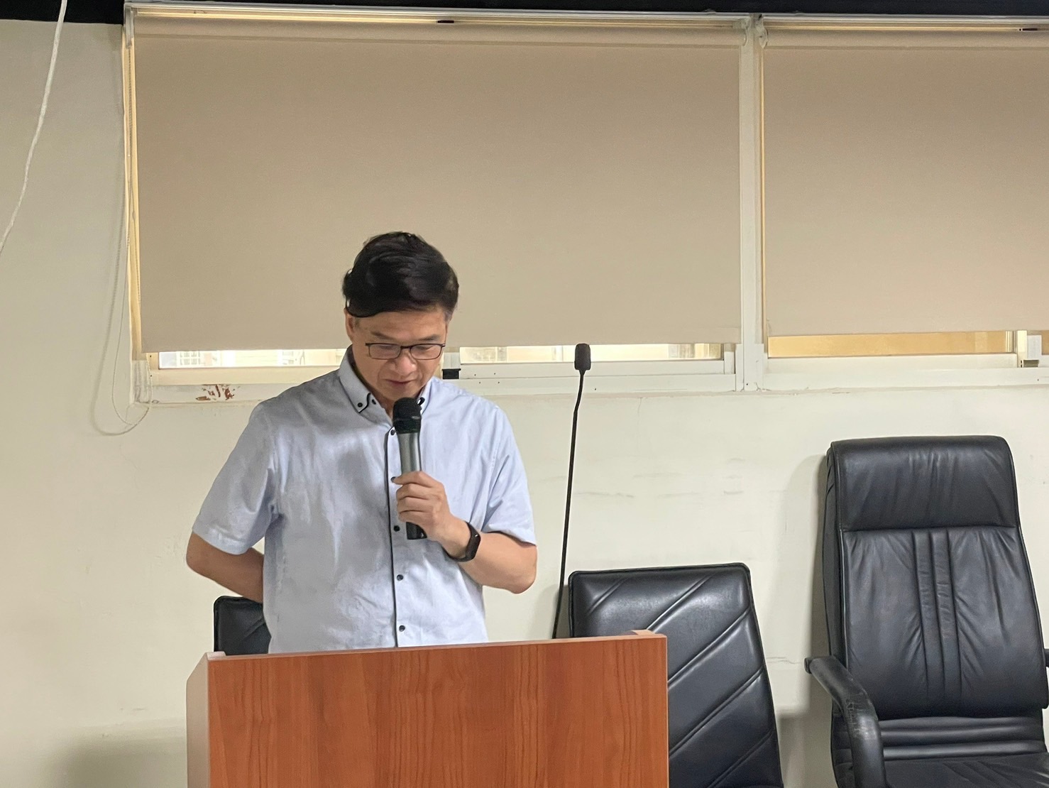 李秘書室主任分享參訪心得