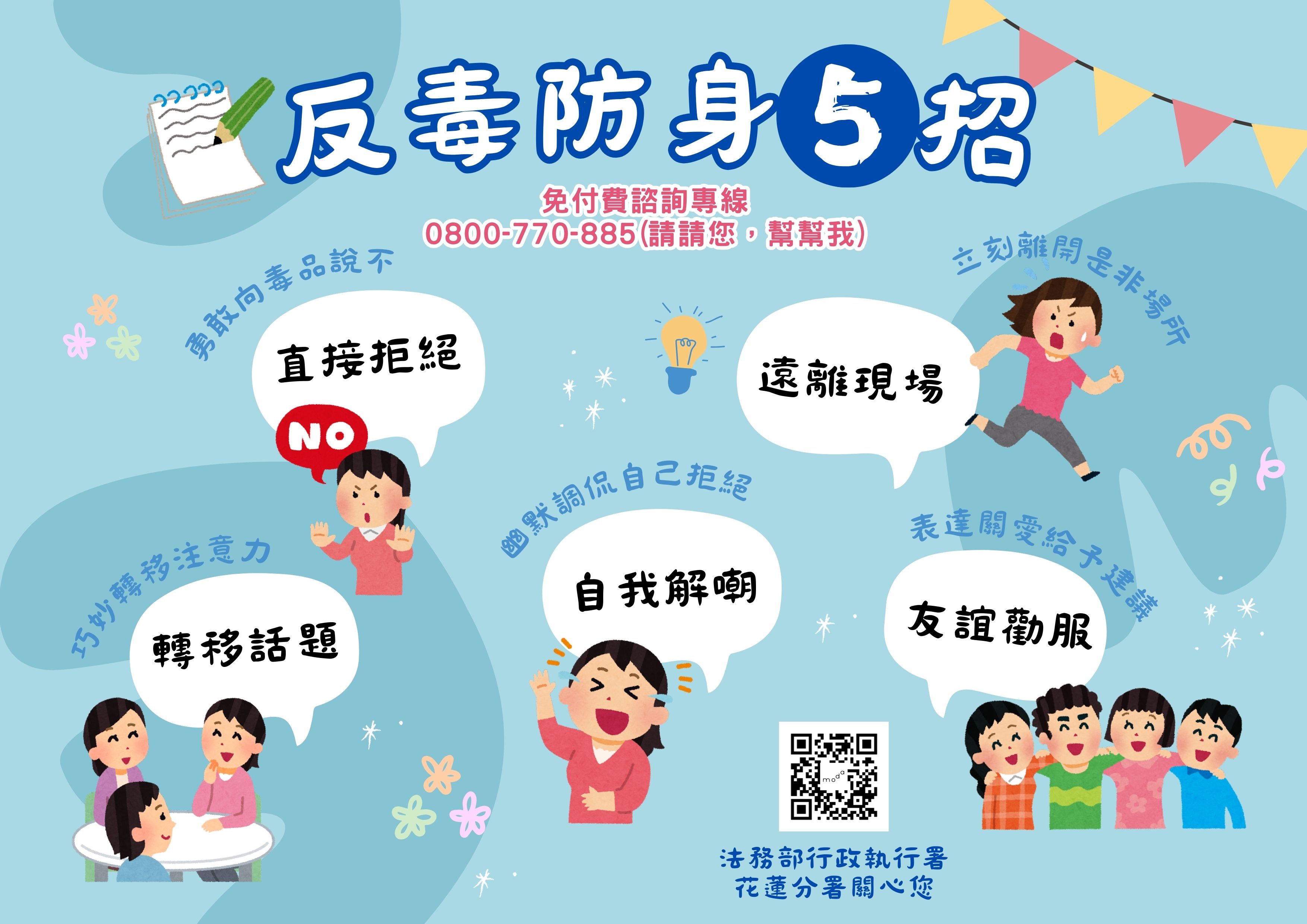 反毒防身5招