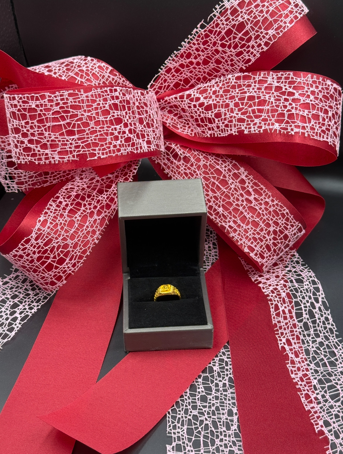 1.甲標：黃金戒指(方形福字)