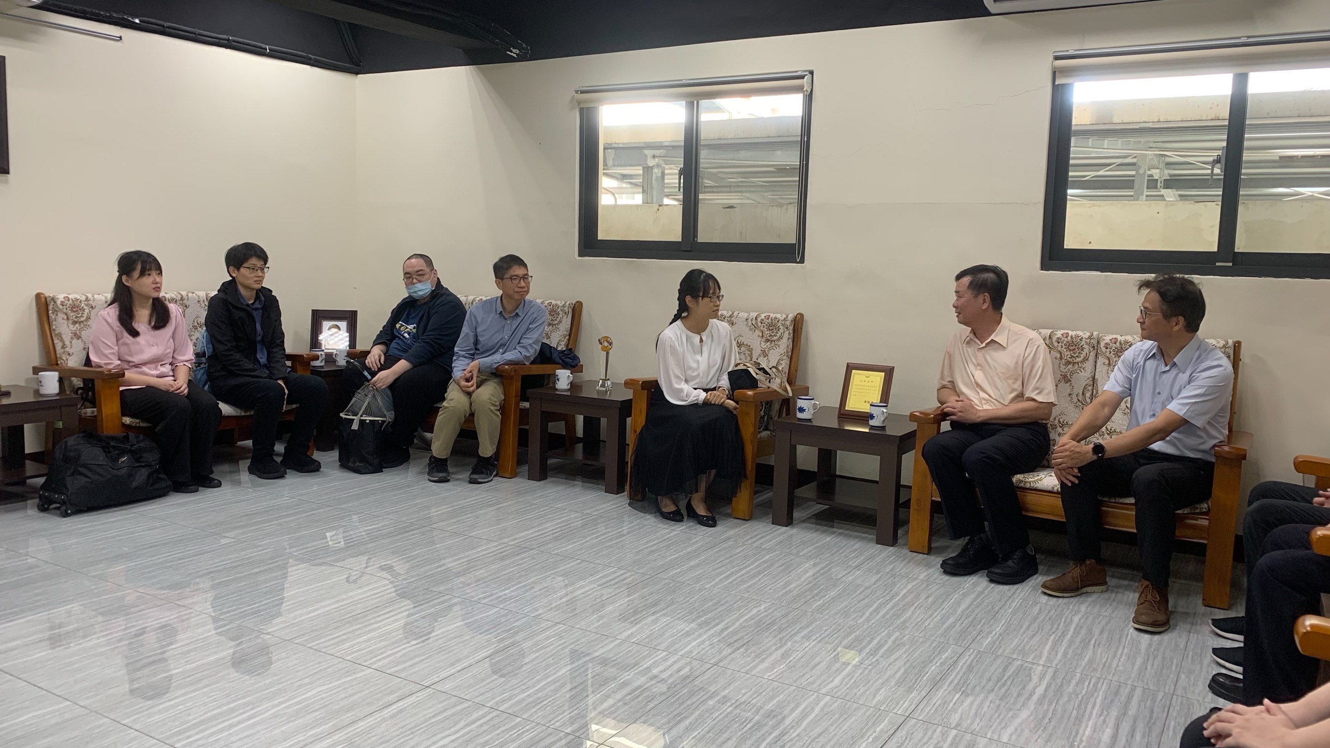 執行署蒞臨本分署進行行政組室業務督導檢查1